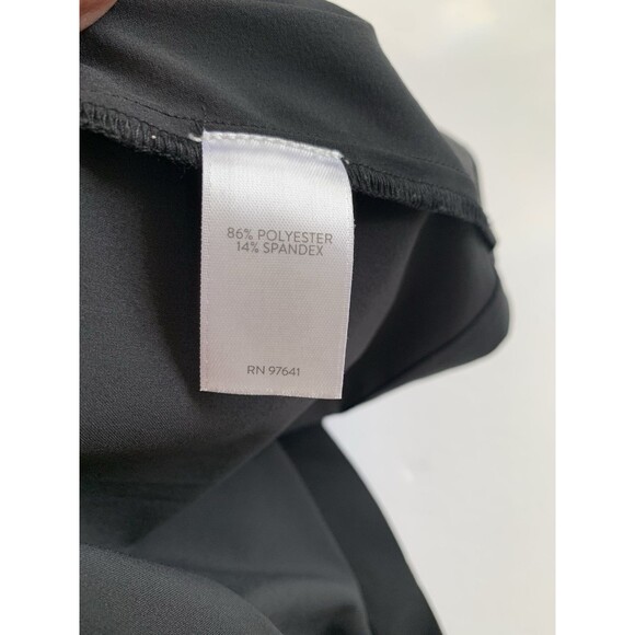 J. Jill Fit Black Sleeveless Black Dress Women's Size 2X Drawstring Waist - Picture 5 of 5